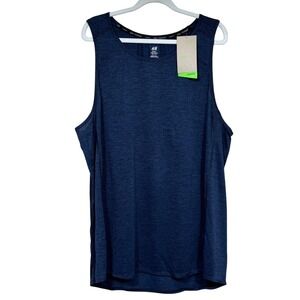 H&M Sport Training Athletic‎ Tunic Top Navy Large